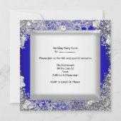 キンセアニェラ15thコバルトブルーシルバーマスクティアラ 招待状 (裏面)