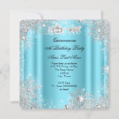 キンセアニェラ15thシンデレラブルーバースデーパーティー 招待状 (裏面)