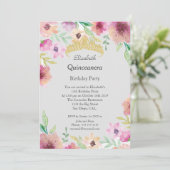 キンセアニェラ15thバースデーパーティフラワーズ招待状 招待状 (スタンド正面)