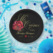 キンセアニェラ15thバースデーパーティーパーソナライズされた ペーパープレート (パーティー)