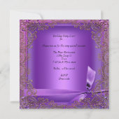 キンセアニェラ15thバースデーパーティーパープルバレリーナ2 招待状 (裏面)
