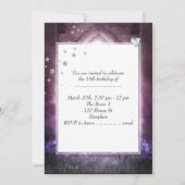 キンセアニェラ15thバースデーパーティーピンクホワイトドレス 招待状 (裏面)