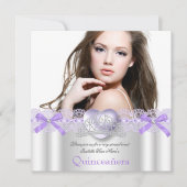キンセアニェラ15thパープルシルバーハートレース写真2 招待状 (正面)