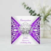 キンセアニェラ15thパープルバタフライティアラパーティー 招待状 (スタンド正面)