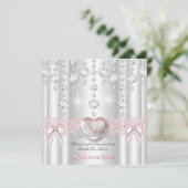 キンセアニェラ15thピンクシルバーハートダイヤモンド2 招待状 (スタンド正面)