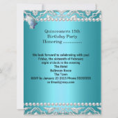 キンセアニェラ15thブルーダマスクバタフライ追加フォト 招待状 (裏面)