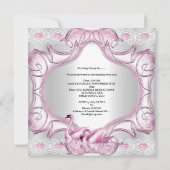 キンセアニェラ15thホワイトピンクスワンズティアラ 招待状 (裏面)