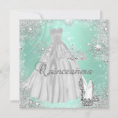 キンセアニェラ15thミントシルバーバースデーパーティー 招待状 (正面)