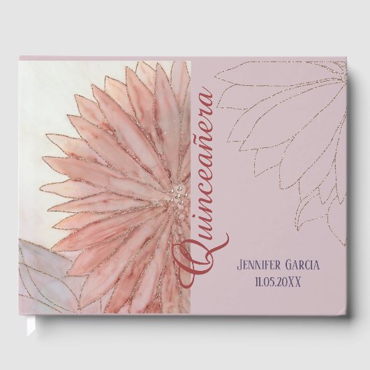 キンセアニェラ15th誕生日パーティー ゲストブック (正面)