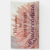 キンセアニェラ15th誕生日パーティー 横断幕 (縦)