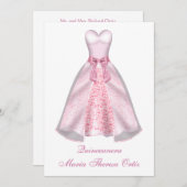 キンセアニェラ15th誕生日披露宴招待状 招待状 (正面/裏面)