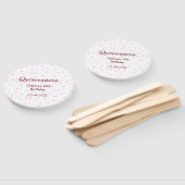 キンセアニェラ・アノス15th birthday add name pink dots ハンドファン (組立なし)