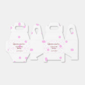 キンセアニェラ・アノス15th birthday add name pink dots フェイバーボックス (折り畳みなし)