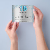 キンセアニェラ・シルバー・ブルー予算案が発行日を守る チラシ (手)