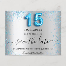 キンセアニェラ・シルバー・ブルー予算案が発行日を守る チラシ