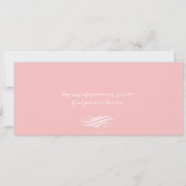 キンセアニェラ | パリボーディングパス 招待状 (裏面)