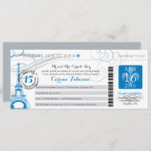 キンセアニェラ |パリ 招待状 (正面/裏面)