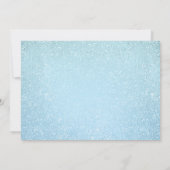 キンセアニェラ·パーティー·ブエレガントルー·グリッター·ル絵を描ック 招待状 (裏面)