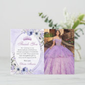 キンセアニェラ フラワーバタフライ ティアラ お礼状 招待状 (スタンド正面)