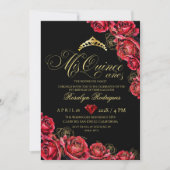 キンセアニェラ – ブラックレッドダイヤモンド 招待状 (正面)