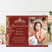 キンセアニェラ・ブルゴーニュ・レッド・キンセアニェラ撮影 招待状