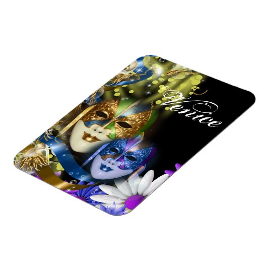 キンセアニェラ・ベニスの仮面をパーソナライズ マグネット (左側)