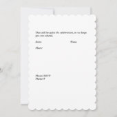 キンセアニェラ 招待状 (裏面)