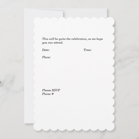 キンセアニェラ 招待状 (裏面)