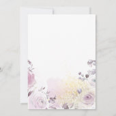 キンセアニェラ-金ゴールド美しいと最高のキンセアニェラ 招待状 (裏面)