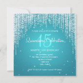 キンセアニラお祝いパーティーナイトダズルブルー 招待状 (裏面)