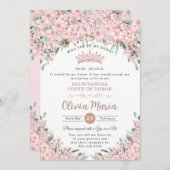 キンセアニラさくらんぼ花バラ金ゴールドダマリクエスト 招待状 (正面/裏面)