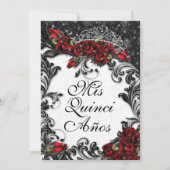 キンセアニラとスウィート16パーティの招待状 招待状 (正面)