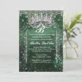 キンセアニラとスウィート16パーティの招待状 招待状 (スタンド正面)