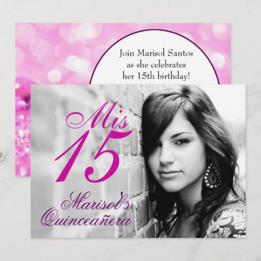 キンセアニラの招待 招待状 (正面/裏面)