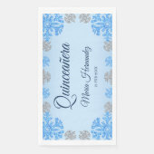 キンセアニラアイスブルーシルバーウィンタースノーフレーク (正面)