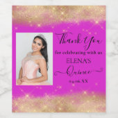 キンセアニライベントワインフェイスラベルパーソナライズされた ワインラベル (シングルラベル)