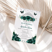 キンセアニラエメラルドグリーンフローラクラウンスペイン 招待状