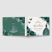 キンセアニラエメラルドグリーンフローラバラプリンセス ゲストブック (全面)