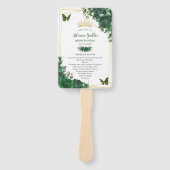 キンセアニラエメラルドグリーンフローラパドリノスプログラム ハンドファン (正面)