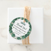 キンセアニラエメラルドグリーンフローラ蝶ティアラ フェイバータグ (インサイチュ)