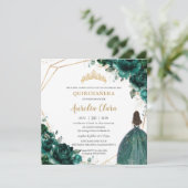 キンセアニラエメラルドグリーンフローラ金ゴールドプリンセス 招待状 (スタンド正面)