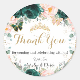 キンセアニラエメラルドグリーン赤面フローラツインズ ラウンドシール