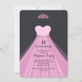 キンセアニラガウン誕生日パーティーの招待 招待状 (正面)