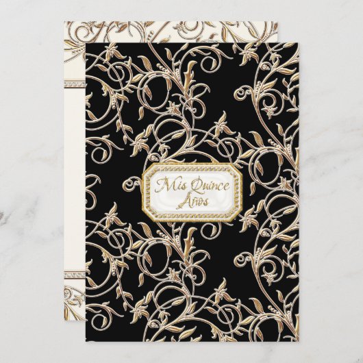 キンセアニラグラムオールドハリウッドミスカインスアニョス 招待状 (正面/裏面)