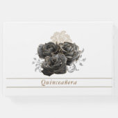 キンセアニラゲストブックブラック&金ゴールド ゲストブック (裏面)