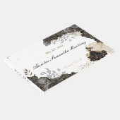 キンセアニラゲストブックブラック&金ゴールド ゲストブック (コーナー)