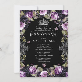 キンセアニラゴティカモラダイネグラコンフローレスムーディ 招待状