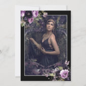 キンセアニラゴティカモラダイネグラコンフローレスムーディ 招待状 (裏面)