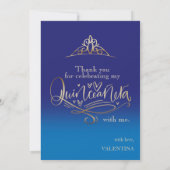 キンセアニラサンキューカードテンプレート 招待状 (裏面)