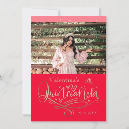 キンセアニラサンキューカードテンプレート 招待状 (正面)